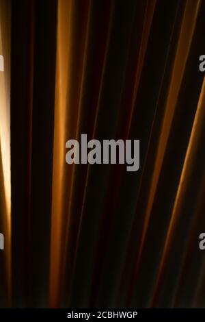 Industrial texture created using paper straws, playing with light Stock Photo