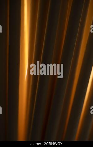 Industrial texture created using paper straws, playing with light Stock Photo