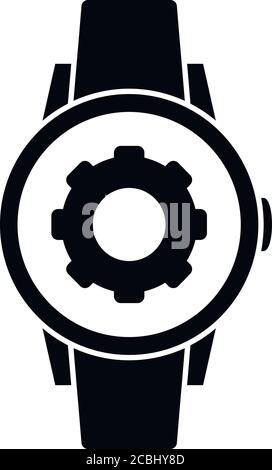 Father watch repair icon. Simple illustration of father watch repair vector icon for web design isolated on white background Stock Vector