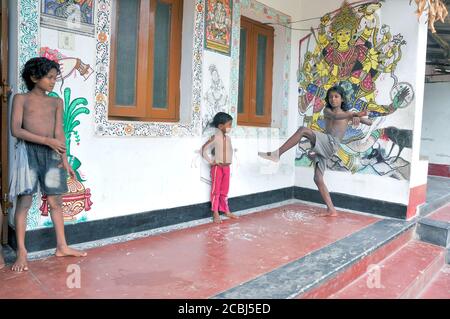 gotipua dance is a traditional dance of odisha Stock Photo