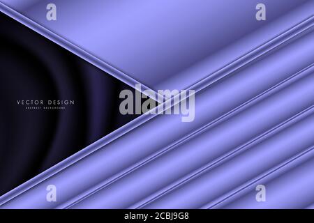 Metallic background.Luxury of purple and dark space.Silk texture elegant metal modern design. Stock Vector
