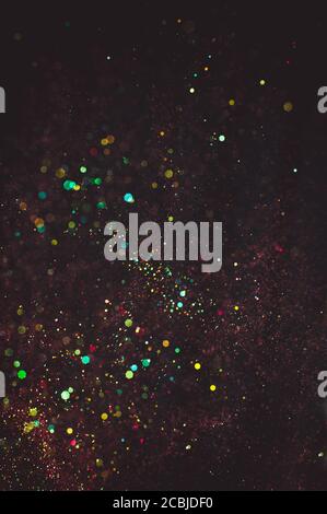 Abstract background with color particles