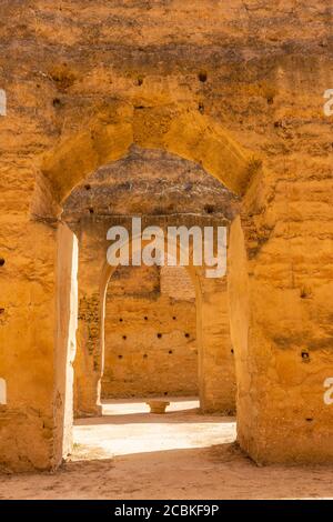 Meknes Royal Stables of the romans, Morocco Stock Photo