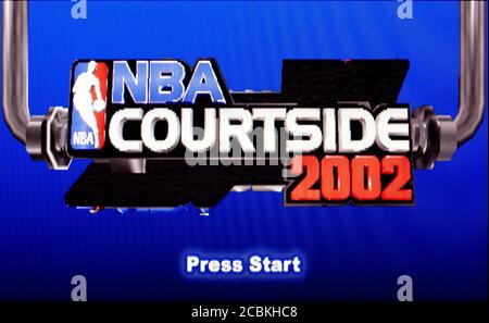 NBA Courtside 2002 - Nintendo Gamecube Videogame - Editorial use only Stock Photo