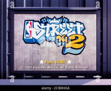 NBA Street Vol 2 - Nintendo Gamecube Videogame - Editorial use only Stock Photo