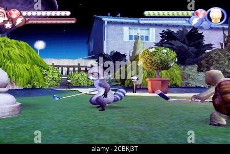 Over The Hedge - Nintendo Gamecube Videogame - Editorial use only Stock Photo