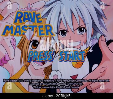 Rave Master - Nintendo Gamecube Videogame - Editorial use only Stock Photo