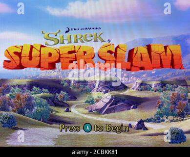 Shrek Super Slam - Nintendo Gamecube Videogame - Editorial use only Stock Photo