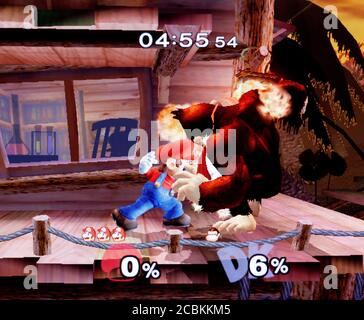 Super Smash Bros. Melee - Nintendo Gamecube Videogame - Editorial use only  Stock Photo - Alamy