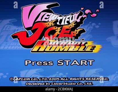 Viewtiful Joe Red Hot Rumble - Nintendo Gamecube Videogame - Editorial use only Stock Photo