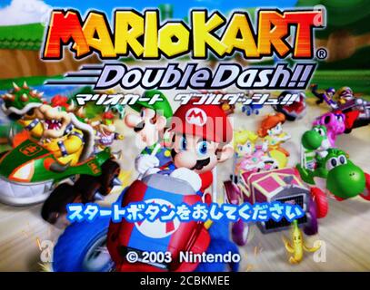 Japanese Mario Kart Double Dash - Nintendo Gamecube Videogame - Editorial use only Stock Photo