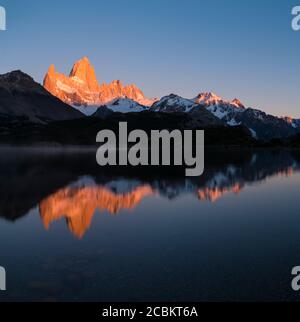 Laguna Capri , El Chalten, Los Glaciares National Park, republica ...
