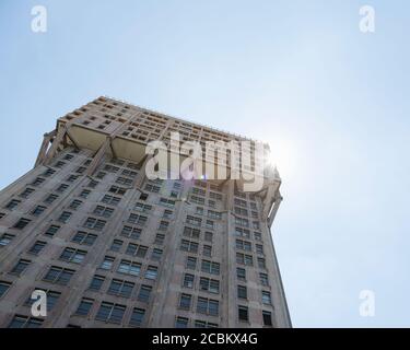 Torre Velasca, Milan, Italy Stock Photo