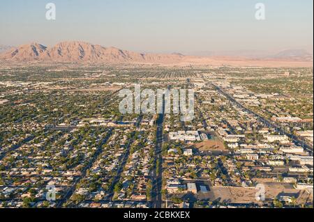 View of Las Vegas from Stratosphere Tower Stock Photo