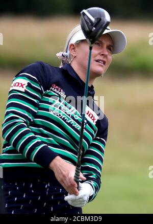 Charley Hull during day two of the 2024 AIG Women's Open at St Andrews ...