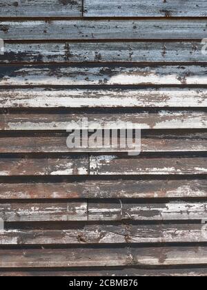 wooden background with old painted boards Stock Photo