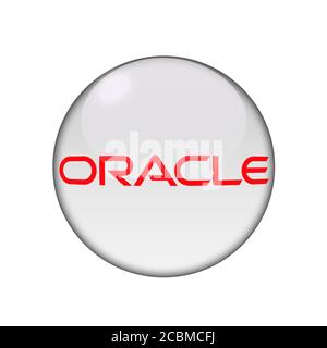 Oracle logo as an app icon. Clipping path included Stock Photo - Alamy