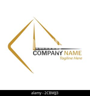 Abstract clock. Template for a logo, sticker, or emblem isolated on a white background Stock Vector