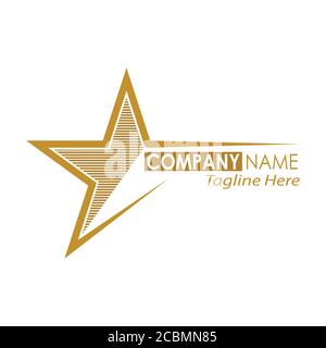 Vector logo. Template for a logo, sticker, or emblem isolated on a white background Stock Vector
