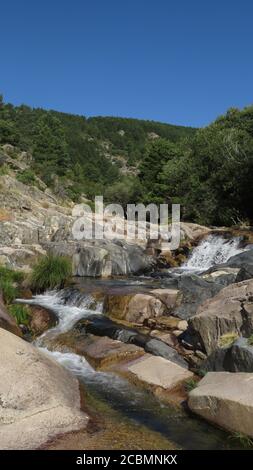 La Pedriza and its nature Stock Photo