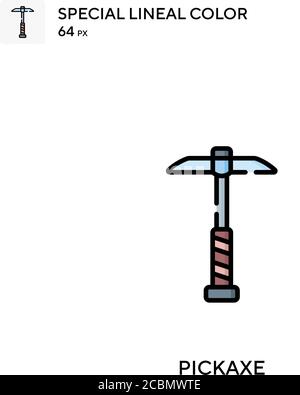 Pickaxe Special lineal color vector icon. Pickaxe icons for your business project Stock Vector