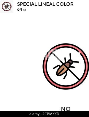 No Special lineal color vector icon. No icons for your business project Stock Vector