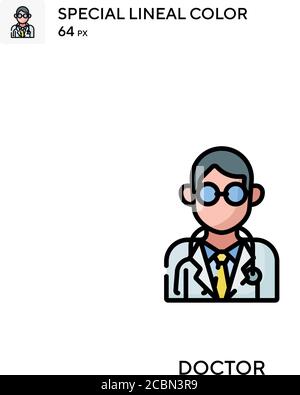 Doctor Special lineal color vector icon. Doctor icons for your business ...
