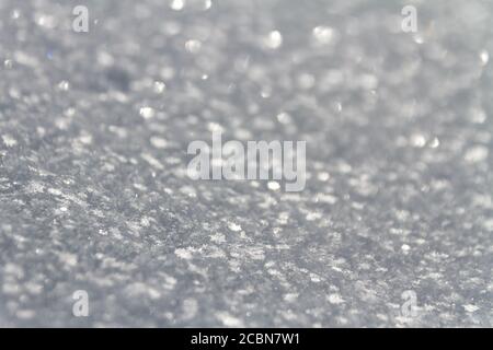 White snowflakes macro Stock Photo