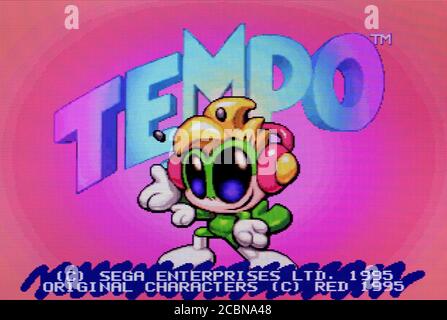 Tempo - Sega 32X - editorial use only Stock Photo