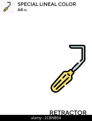 Retractor Special lineal color vector icon. Retractor icons for your business project Stock Vector
