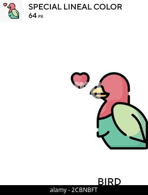 Bird Special lineal color vector icon. Bird icons for your business project Stock Vector