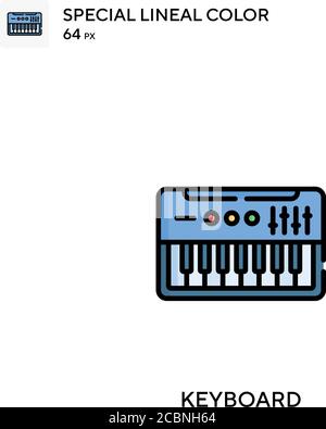 Keyboard Special lineal color vector icon. Keyboard icons for your business project Stock Vector