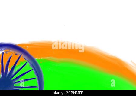 Illustration of the Indian flag for backgrounds and wallpapers Stock Photo