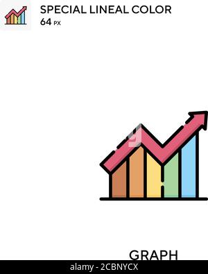 Graph Special lineal color vector icon. Graph icons for your business ...