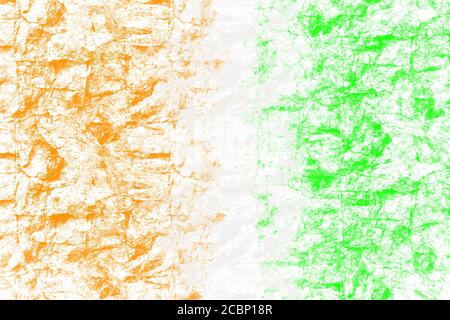 Illustration of the Indian flag for backgrounds and wallpapers Stock Photo