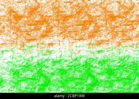 Illustration of the Indian flag for backgrounds and wallpapers Stock Photo