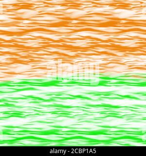 Illustration of the Indian flag for backgrounds and wallpapers Stock Photo