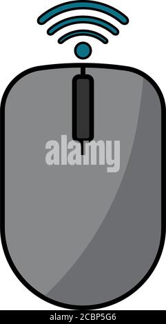 Isolated mouse icon Stock Vector