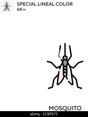 Mosquito repellent Special lineal color vector icon. Illustration ...