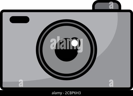Photographic camera icon Stock Vector