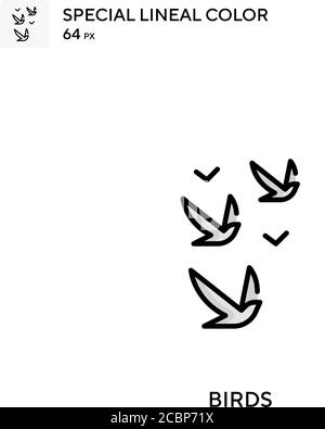 Birds Special lineal color vector icon. Birds icons for your business project Stock Vector