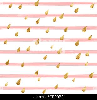 Seamless striped glitter pattern. Gold Sparkles on black and white ...