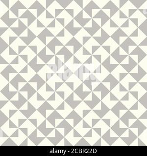 Abstract geometric pattern inspired by duvet quilting. Pastel colored abstract background. Simple colors - easy to recolor. Seamless vector pattern. Stock Vector