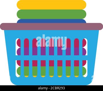 Laundry pile icon design template vector isolated illustration Stock Vector