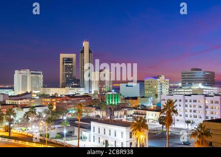 Corpus Christi, Texas, USA Skyline at dusk. Stock Photo