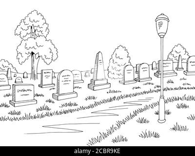 graveyard fence clipart for coloring