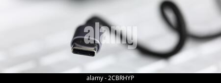Small cable for gadget Stock Photo
