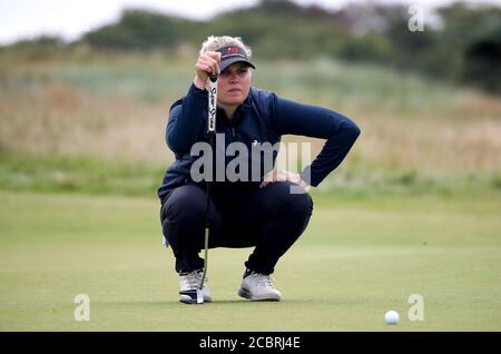Denmark's Nanna Koerstz Madsen on the 14th green during day three of the Aberdeen Standard Investments Ladies Scottish Open at The Renaissance Club, North Berwick. Stock Photo