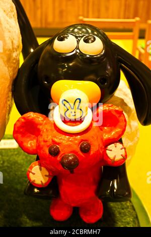 Osaka,Kansai/JAPAN - Oct 01, 2016 : Timmy the Sheep figure from Shaun the Sheep at Expocity,Osaka.JAPAN. Stock Photo