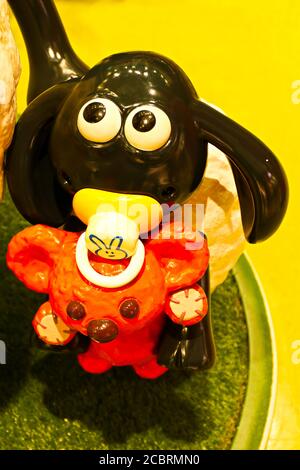 Osaka,Kansai/JAPAN - Oct 01, 2016 : Timmy the Sheep figure from Shaun the Sheep at Expocity,Osaka.JAPAN. Stock Photo